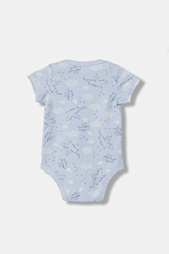 United Colors of Benetton body niemowlęce bawełniane z elastanem 2-pack biały 3WGGAB010.W.Stagionale