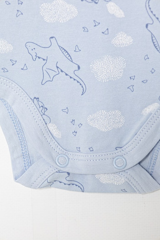 United Colors of Benetton body niemowlęce bawełniane z elastanem 2-pack 3WGGAB010.W.Stagionale