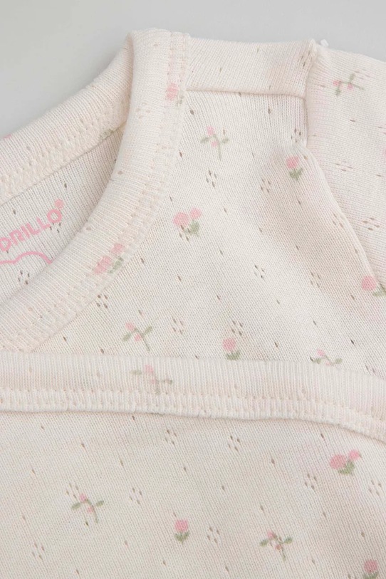 Αγορίστικα Coccodrillo κορμάκι βρεφικό βαμβακερό WC6112701TGN μπεζ