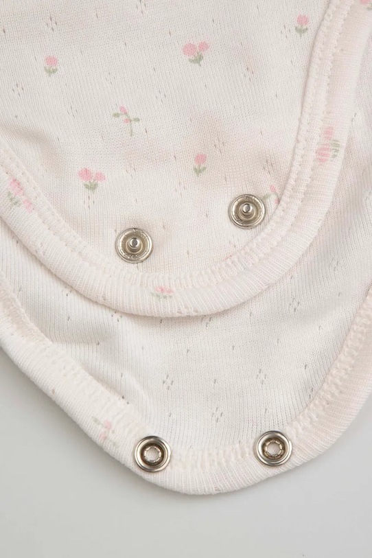 Coccodrillo κορμάκι βρεφικό βαμβακερό μπεζ WC6112701TGN