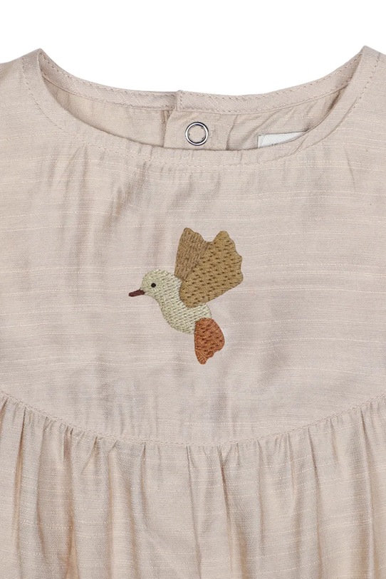 Donsje rampers dziecięcy Sabla Playsuit Hummingbird beżowy 3045301