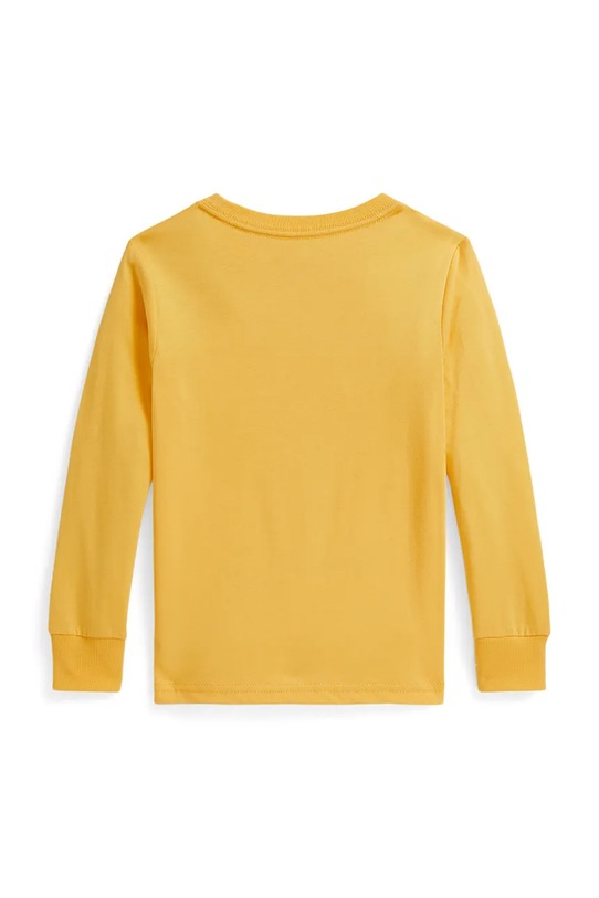 Polo Ralph Lauren longsleeve bawełniany dziecięcy 322A96609001 żółty SS26