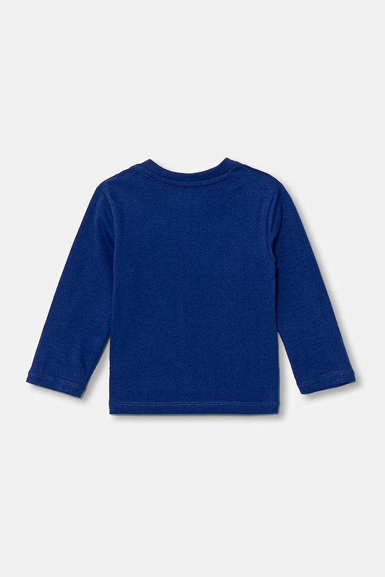 Guess longsleeve bawełniany dziecięcy N6RI01.K8HM4.PPY2 niebieski SS26