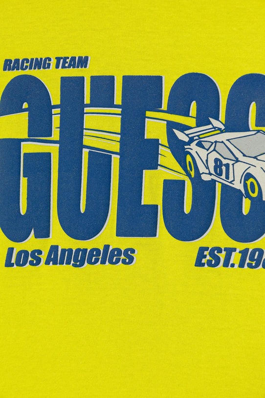 Chłopiec Guess longsleeve bawełniany dziecięcy N6RI01.K8HM4.PPY2 zielony