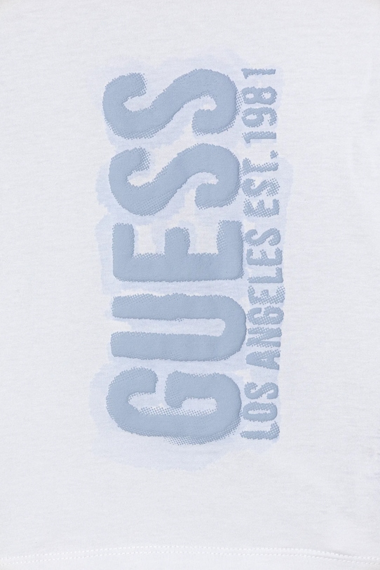 Chłopiec Guess longsleeve bawełniany dziecięcy N6RI12.K8HM4.PPY2 biały