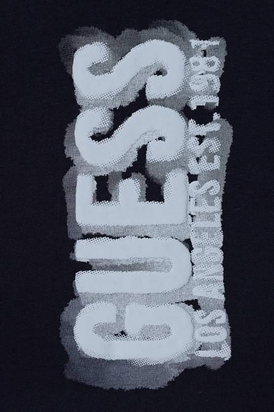 Chłopiec Guess longsleeve bawełniany dziecięcy N6RI12.K8HM4.PPY2 granatowy