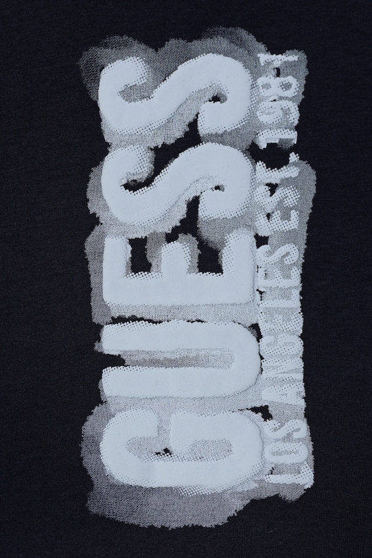 Chłopiec Guess longsleeve bawełniany dziecięcy N6RI12.K8HM4.PPY2 granatowy