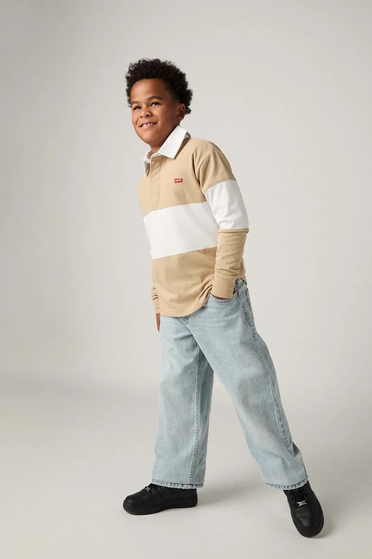 Levi's longsleeve dziecięcy TIMELESS RUGBY POLO 9EP601