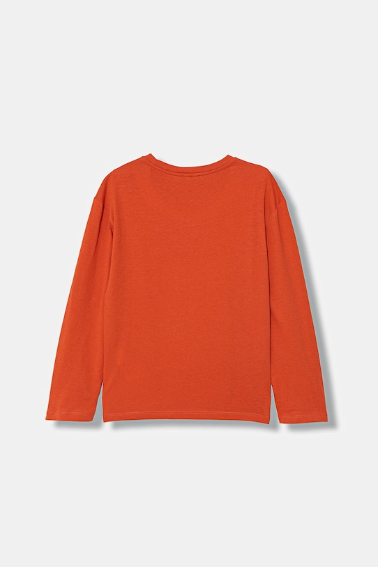 United Colors of Benetton longsleeve bawełniany dziecięcy 3I1XC10S2.G.Stagionale czerwony SS26