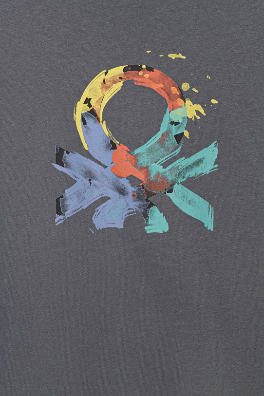 Αγορίστικα United Colors of Benetton μακρυμάνικο παιδικό βαμβακερό 3I1XC10S2.G.Stagionale μπλε