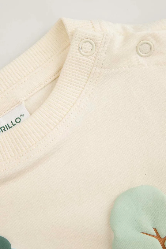 Dječaci Majica kratkih rukava za bebe Coccodrillo WC6143101HBN bež