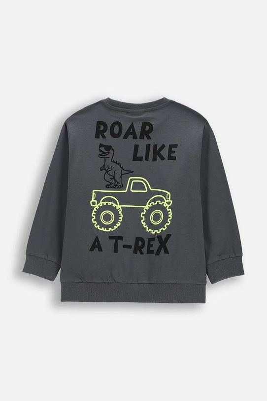 Детска блуза с дълги ръкави Coccodrillo WC6143103NBK сив SS26