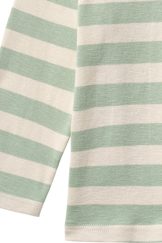 Wheat longsleeve bawełniany dziecięcy zielony 2230.108S.GOTS