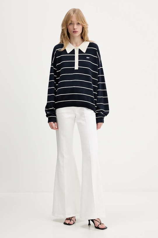 Gestuz sweter 10910829 niebieski SS26