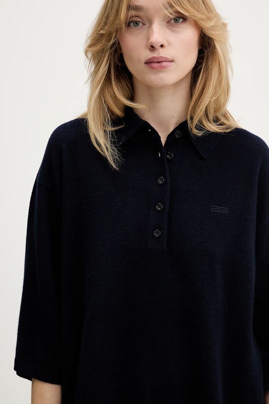 Gestuz sukienka wełniana niebieski 10910843