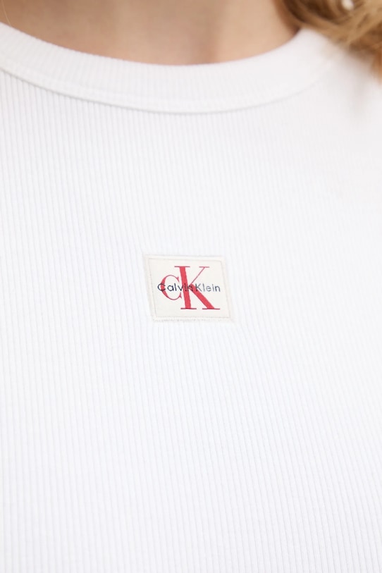 Calvin Klein Jeans longsleeve LV047E205G biały