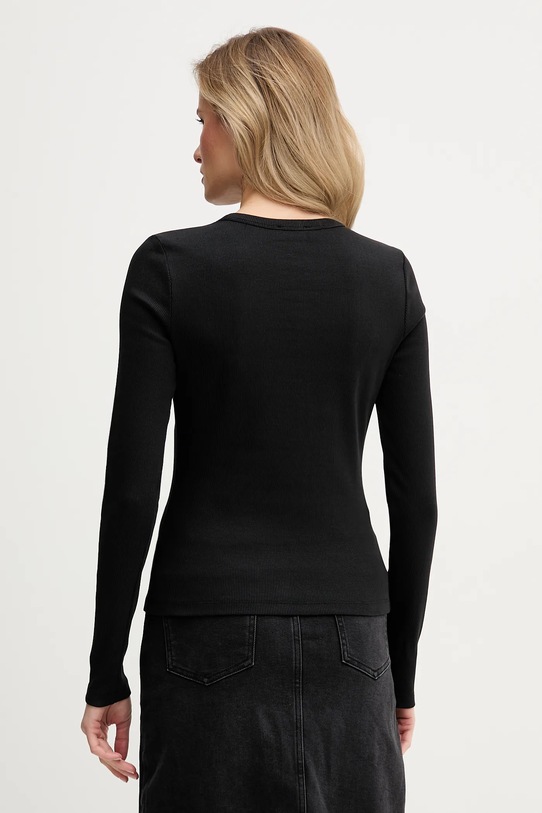 Oblečení Tričko s dlouhým rukávem Calvin Klein Jeans LV047E205G černá