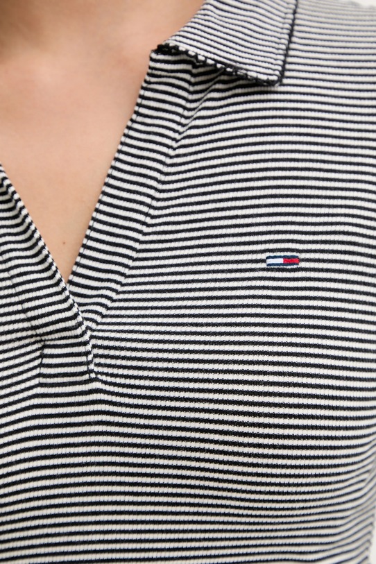 Tommy Jeans longsleeve DW0DW21933 czarny