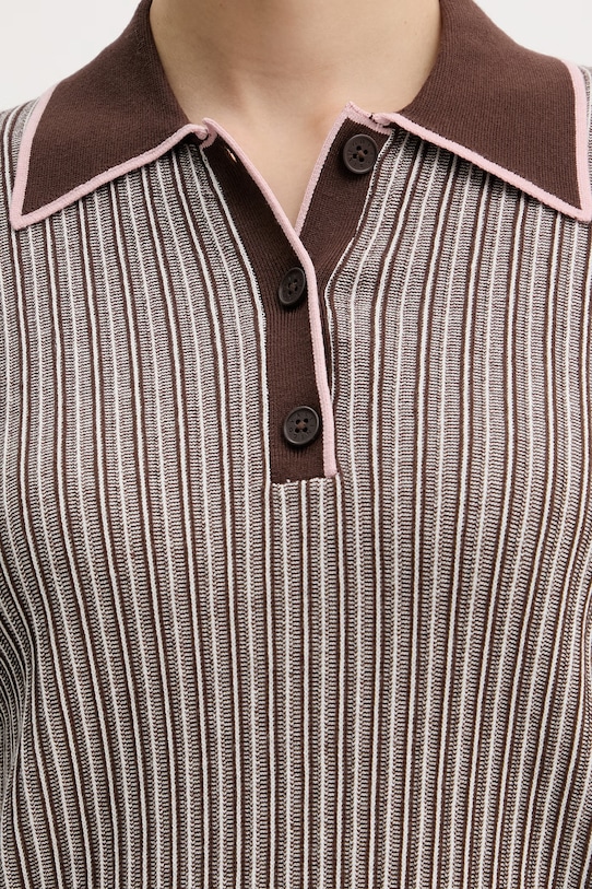 Stine Goya sweter damski SG.SS26.K048.2356 brązowy