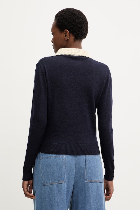 Ρούχα Μάλλινο πουλόβερ Stine Goya SG.SS26.K073.2478 σκούρο μπλε