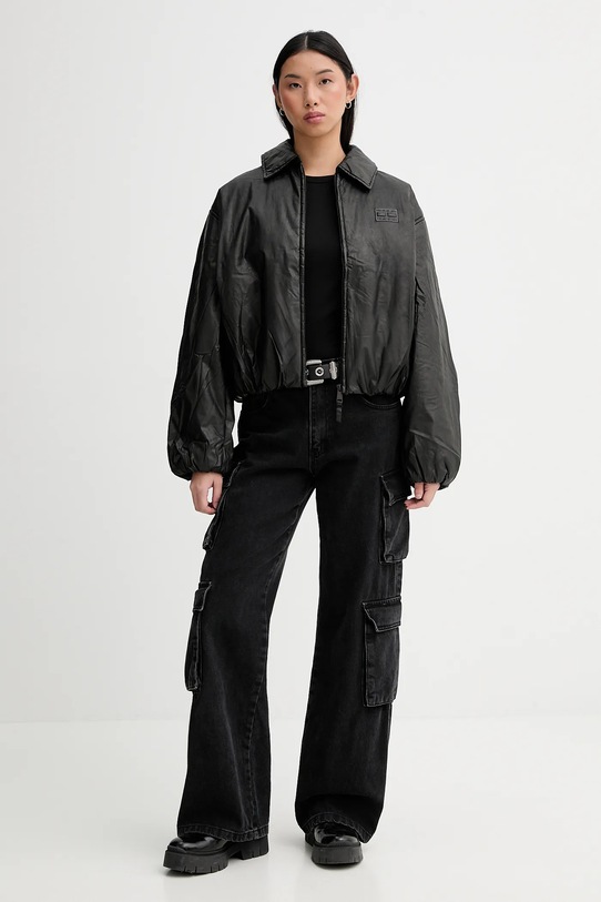 Tommy Jeans longsleeve DW0DW19994 czarny SS26