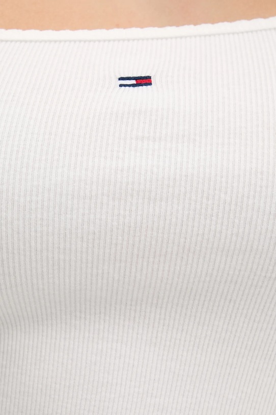 Tommy Jeans longsleeve DW0DW21836 beżowy