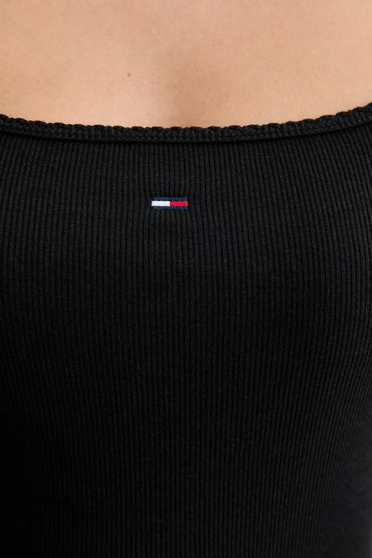 Tommy Jeans longsleeve czarny DW0DW21836