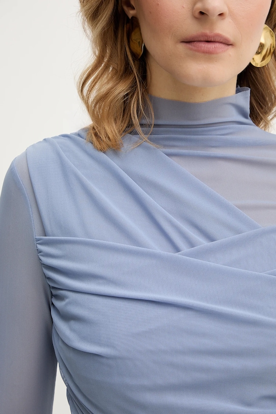 Блузка BOSS Orange C Etulah 50553444 голубой