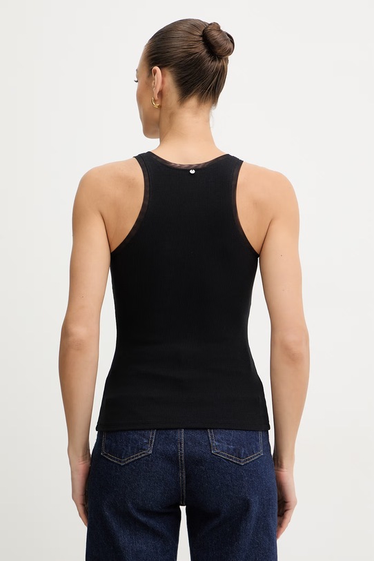 Odjeća BOSS Orange top za žene od pamuka C Eplie 50553479 crna