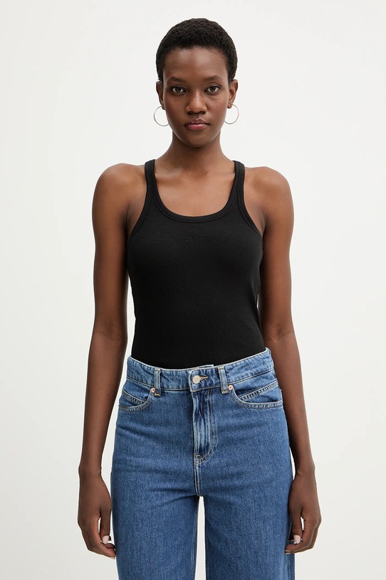 Top BOSS Orange C Epetite Z elastanom črna 50554664