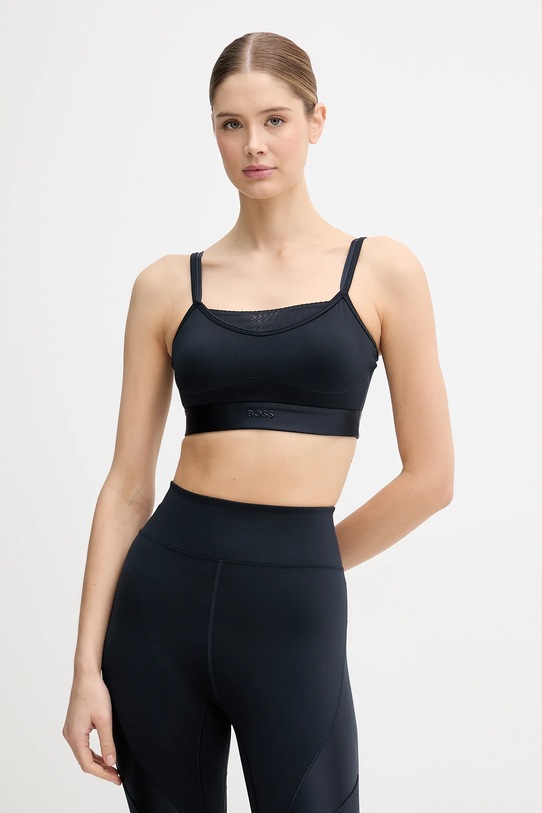 Спортивный бюстгальтер BOSS Edele немного упрочнённая тёмно-синий 50553795