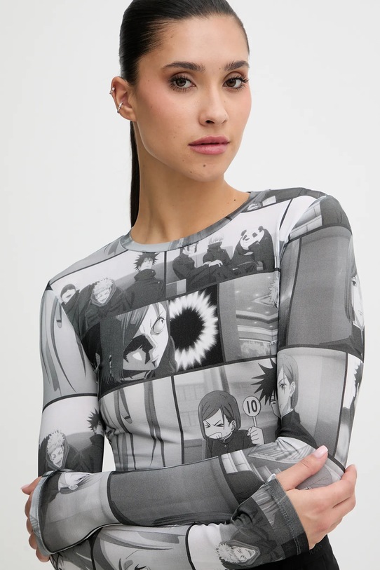 Hugo Blue longsleeve HUGO x Jujutsu Kaisen szary 50555473