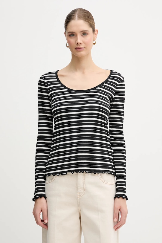 Tommy Hilfiger longsleeve regular czarny WW0WW47814