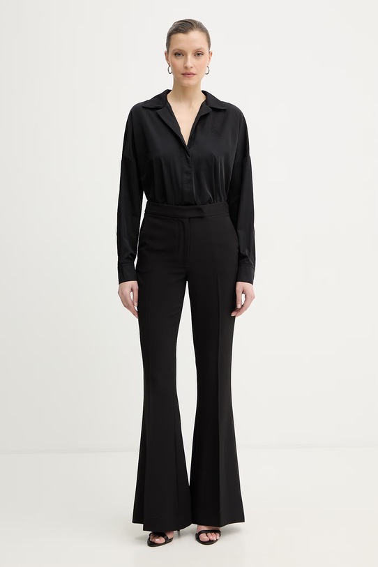 Guess body z domieszką jedwabiu CARMELA W6RH61.WJ782 czarny SS26