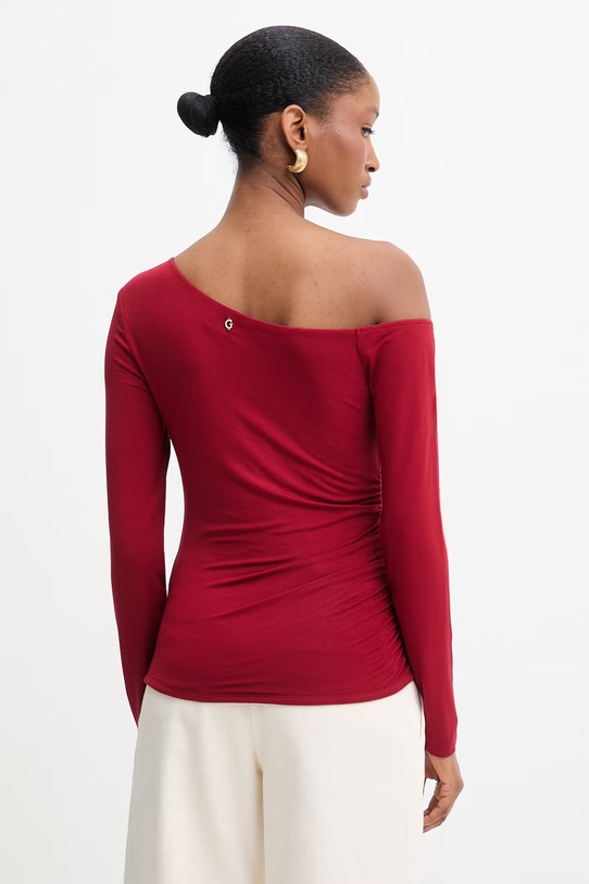 Odzież Guess longsleeve KASSADEE W6RP02.KC1J2 czerwony