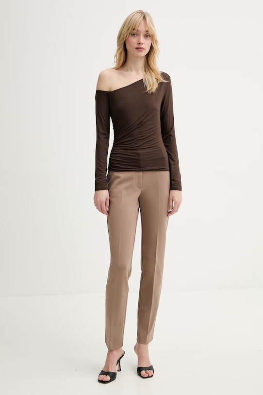 Guess longsleeve KASSADEE W6RP02.KC1J2 brązowy SS26