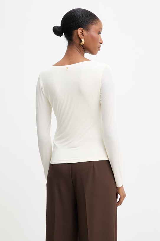 Oblačila Majica z dolgimi rokavi Guess AREIAH W6RP03.KACM2 bež