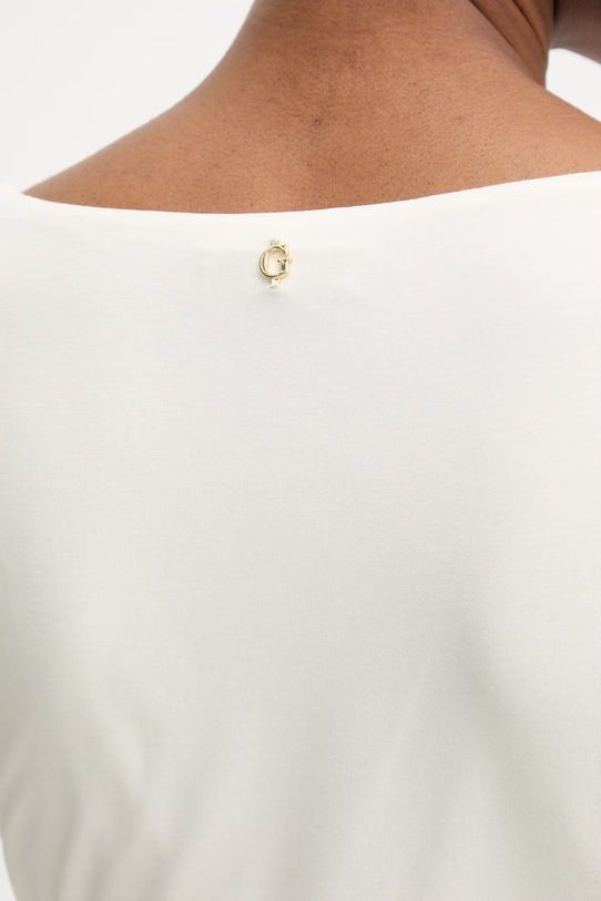 Majica z dolgimi rokavi Guess AREIAH W6RP03.KACM2 bež