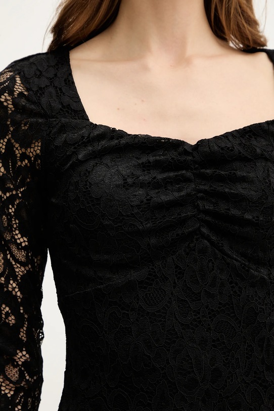 Μπλουζάκι Guess W6PP67.KJ210 μαύρο