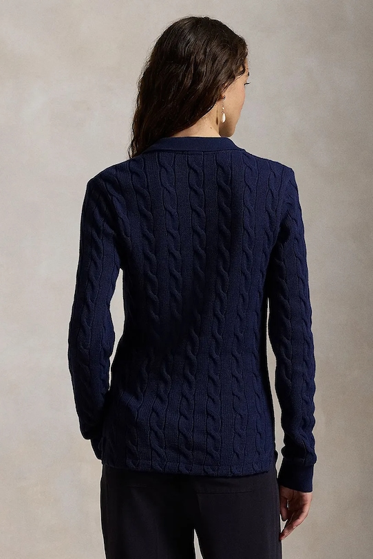 Polo Ralph Lauren sweter bawełniany 211959100 granatowy SS26