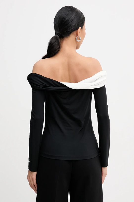 Odzież Karl Lagerfeld bluzka B1W17009 czarny