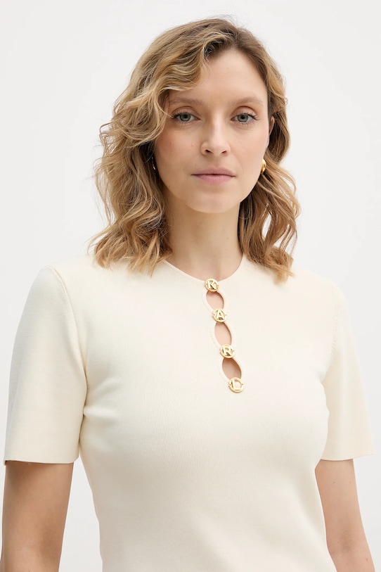 Tričko Karl Lagerfeld KARL DAILY béžová B1W18014