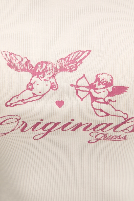 Guess Originals longsleeve W6RP41.KCTT1 beżowy