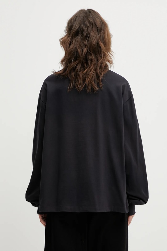 Odzież GANNI longsleeve bawełniany A1050068 A1050068 czarny