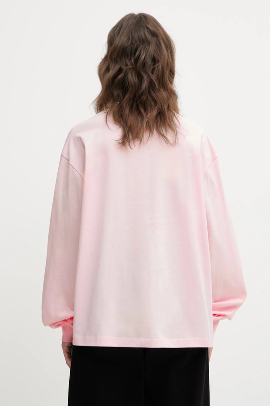 Odzież GANNI longsleeve bawełniany A1050059 A1050059 różowy