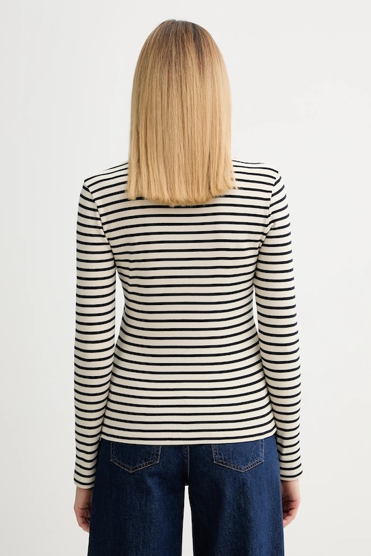 Odzież Marc O'Polo longsleeve bawełniany 600207452011 beżowy