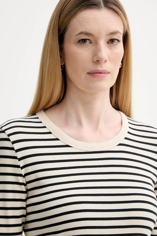 Marc O'Polo longsleeve bawełniany beżowy 600207452011