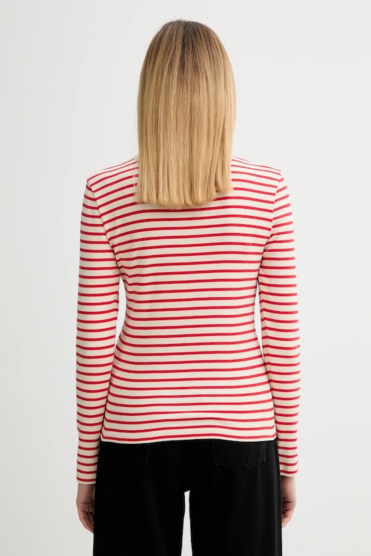 Odzież Marc O'Polo longsleeve bawełniany 600207452011 czerwony