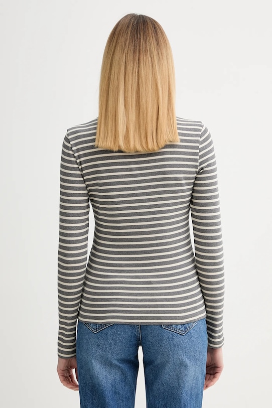 Odzież Marc O'Polo longsleeve bawełniany 600207452011 szary