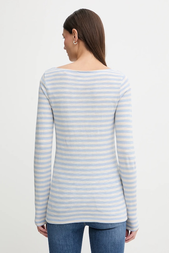 Odzież Marc O'Polo longsleeve bawełniany 600219652597 niebieski